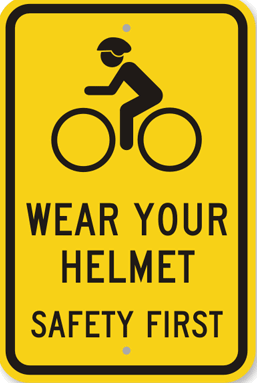 Wear-Helmet-Safety-First-Sign-K-8519